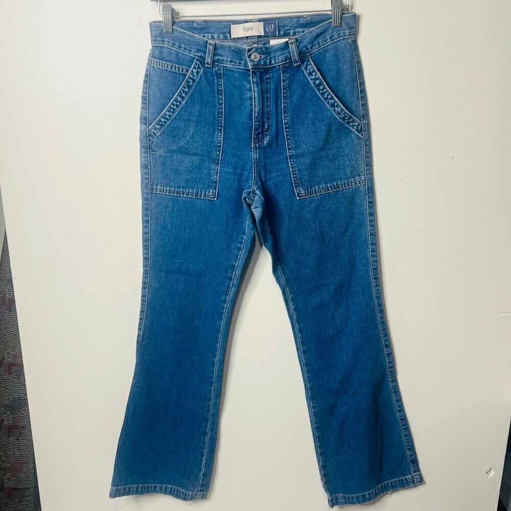 Gap Vintage Utility Flare Jeans Sz 6
